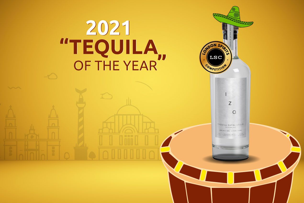 Photo for: IZO Extra Añejo Cristalino is Tequila of the Year